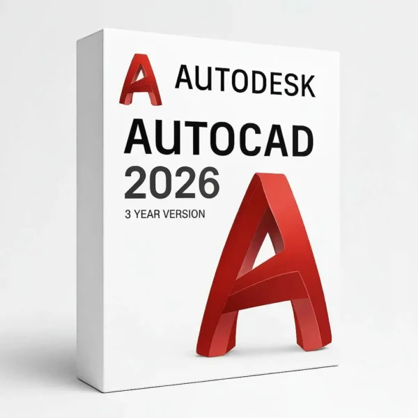 Autodesk AutoCAD 2026 I 3 year I Win& MacOS
